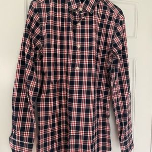 Mens banana republic mens plaid button down dress shirt
